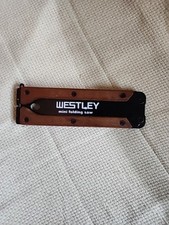 Serra manual dobrável Westley com serra SK-5 aço 5,5 polegadas 13/14 TPI bordas duplas comprar usado  Enviando para Brazil