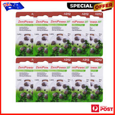 Bateria de aparelho auditivo 312 Zenipower para CANAL ALL BRAND 60 peças frete rápido UA comprar usado  Enviando para Brazil