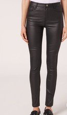 Pantalone pelle skinny usato  Barletta