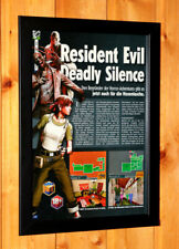 Resident Evil Deadly Silence raro pequeno pôster/página de anúncio emoldurada Nintendo DS. comprar usado  Enviando para Brazil