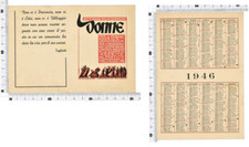 Calendario 1946 settimana usato  Genova