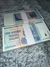 Usado, 100% ORIGINAL ZIMBÁBUE 100 TRILHÕES DE DÓLARES 2008 AA SERIES P91 UNC UV PASSOU CERTIFICADO DE AUTENTICIDADE comprar usado  Enviando para Brazil