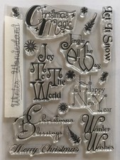 Christmas sentiments phrases for sale  CUPAR