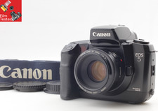 [N w idealnym stanie] Testowany Canon EOS 5 QD SLR Film Camera Body EF 50mm 1.8 II Obiektyw JAPONIA, używany na sprzedaż  Wysyłka do Poland