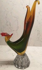 Vintage glass cockerel for sale  BIRMINGHAM