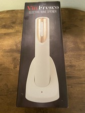 Abridor de vinho elétrico Vin Fresco com base de carregamento e cortador de papel alumínio - Automático... comprar usado  Enviando para Brazil
