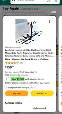 Leader bike rack for sale  Fairfield