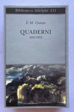 Cioran quaderni 1957 usato  Varese