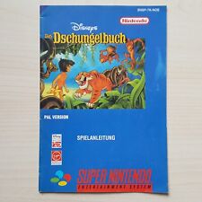Dschungelbuch snes anleitung gebraucht kaufen  Stuttgart
