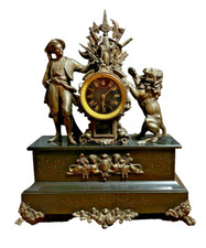 Pendule ancienne xixème d'occasion  Paris IX