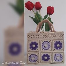 Borsa donna uncinetto usato  Spresiano