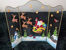 Christmas fireguard panel for sale  STOKE-ON-TRENT