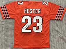 Adesivo JSA Devin Hester assinado estilo profissional Chicago Bears personalizado jersey laranja comprar usado  Enviando para Brazil