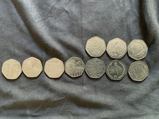 50p pieces for sale  AYLESFORD