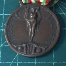 MEDAGLIA I° GUERRA MONDIALE 1915 1918 CONIATA NEL BRONZO NEMICO comprar usado  Enviando para Brazil