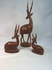 Vintage wooden deer for sale  Portage