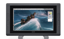 Tela Wacom Cintiq 22HD 21,5" com suporte e cabos DTK-2200/K (sem caneta) comprar usado  Enviando para Brazil
