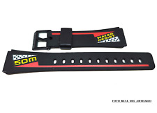 REPLACEMENT VINTAGE ORIGINAL  WATCH BAND CASIO W-66-1BV.  QW.590,  AÑO 1988, NOS, usado comprar usado  Enviando para Brazil