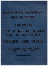railway working timetables for sale  WIRRAL
