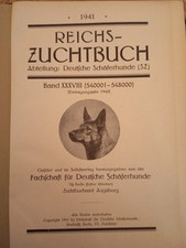 Zuchtbuch deutsche schäferhun gebraucht kaufen  Illingen