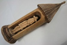 Vintage geschnitzter holzmann gebraucht kaufen  Versand nach Germany