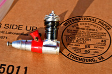 Motor de avião modelo Cox Medallion vintage motor nitro entrada dianteira vermelha comprar usado  Enviando para Brazil