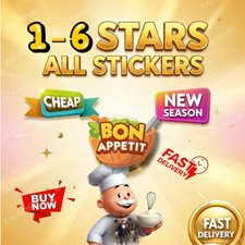 Adesivos Monopoly Go 1⭐ - 6⭐( TODOS os adesivos disponíveis) MAIS BARATO🔥 ENTREGA RÁPIDA comprar usado  Enviando para Brazil