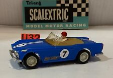 SLOT CAR SCX TRIANG SCALEXTRIC C-84 TRIUMPH TR4 #7 AZUL RACE TUNED comprar usado  Enviando para Brazil