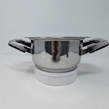 Usado, Sistema de cozinha profissional platina titânio T-304S panela de aço inoxidável 2 quartos comprar usado  Enviando para Brazil