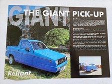 Reliant robin rialto for sale  NUNEATON