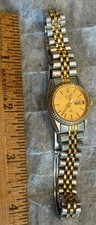 Vintage Feminino-Seiko-SQ 3Y03-0169-Dois Tons-Quartzo-Dia/Data-Precisa de Bateria comprar usado  Enviando para Brazil