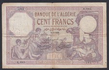 Billet algerie 100 d'occasion  Avignon