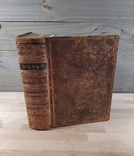 c1870 HOLY BIBLE 57 color engravings ILLUSTRATED folio ANTIQUE old FAMILY BIBLE comprar usado  Enviando para Brazil