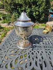 antiga urna de chá samovar banhada a prata para restauração etc, usado comprar usado  Enviando para Brazil