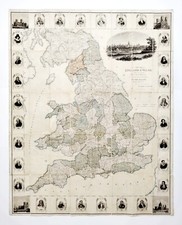 Map england wales for sale  LIPHOOK