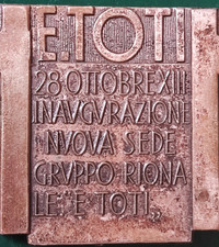 Spilla inaugurazione sede usato  Brindisi