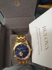 Bulova open heart for sale  ARBROATH