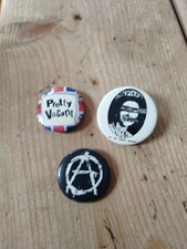 Pin badges punk for sale  OMAGH