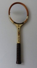 RARA Raquete de Tênis Vintage Upcycled Spalding GONZALES Madeira ESPELHO comprar usado  Enviando para Brazil
