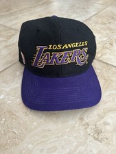 Anos 90 Los Angeles Lakers Sports Specialties Snapback Motion Black Dome Vintage comprar usado  Enviando para Brazil