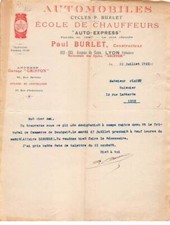 Facture.am20750.lyon.1921.paul d'occasion  France