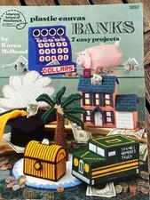 Plastic canvas banks for sale  RIPLEY