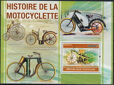 Togo S/S History of the Motorcycle 2010 MNH-17 Euro comprar usado  Enviando para Brazil