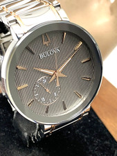 Relógio masculino Bulova 98A309 edição Grammy latino mostrador cinza quartzo ouro rosa prata comprar usado  Enviando para Brazil
