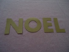 Lettres alphabet noel d'occasion  Livron-sur-Drôme