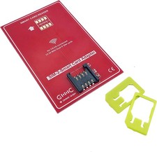 Adapter SIM czerwony do Mini/micro/nano Sim, Dual Sim z Nfc na sprzedaż  Wysyłka do Poland