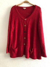 Strickjacke deerberg rot gebraucht kaufen  Freiburg im Breisgau