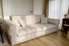 Designer sofa hellgrau gebraucht kaufen  Ingolstadt