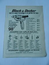 1968 advertisement black d'occasion  Expédié en Belgium