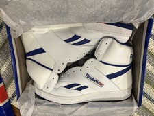 Rzadki Vintage Reebok BB 4600 Męski 12 Biały/Królewski. Nowy w oryginalnym pudełku na sprzedaż  Wysyłka do Poland